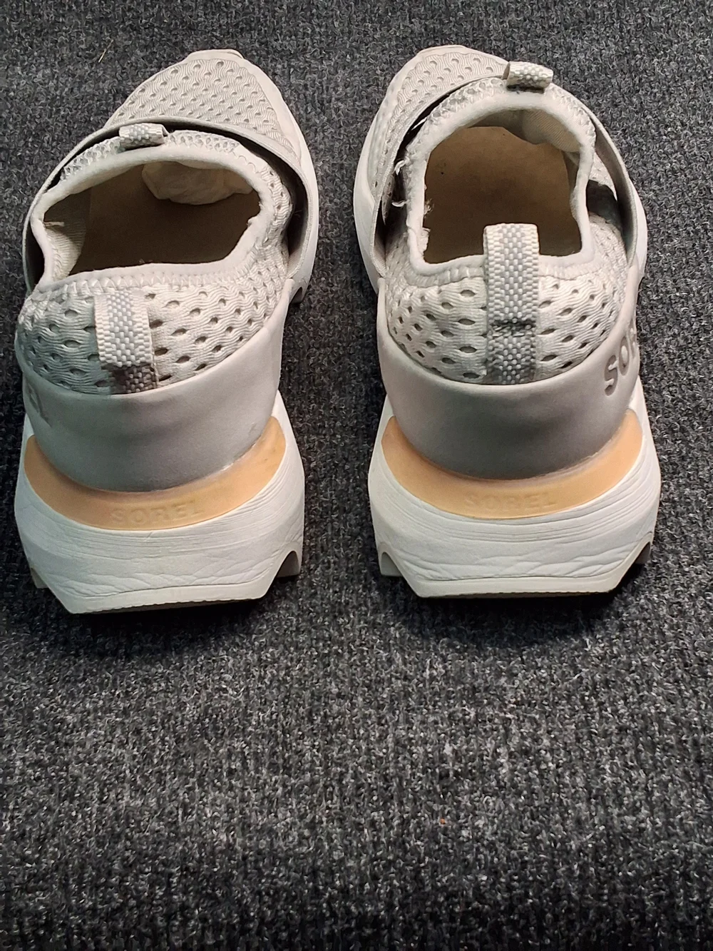 Sorel Slip-On Sneakers in Light Gray